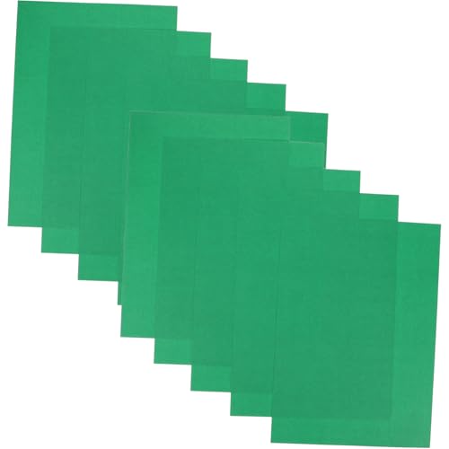 HOMSFOU 10 Stück grüner Karton Papier Basteln machen Sammelalbum Grüne Karte farbig Aktie Zubehör für die Kartenherstellung Farbkarton Kartenvorrat Kraftkarton Green HOMSFOU 10 Stück grüner Karton Papier Basteln machen Sammelalbum Grüne Karte farbig Aktie Zubehör für die Kartenherstellung Farbkarton Kartenvorrat Kraftkarton Green von HOMSFOU