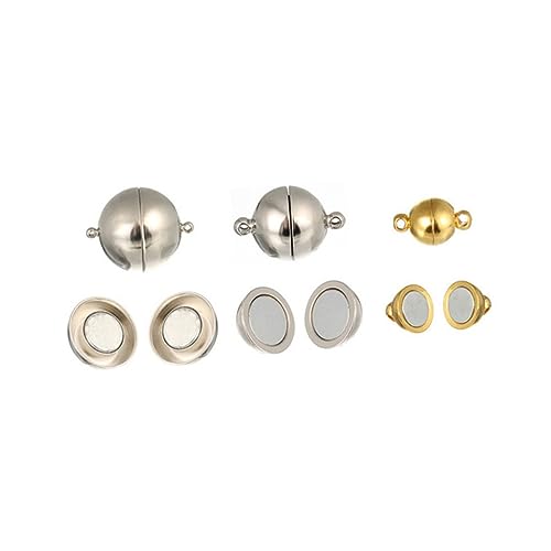 HOMSFOU 10 Teiliges Set Mit Halsketten Und Armbandverschlüssen Charms Zum Herstellen Von Halskettenketten Verschluss Für Schmuckarmbänder Magnetische Verbinder von HOMSFOU