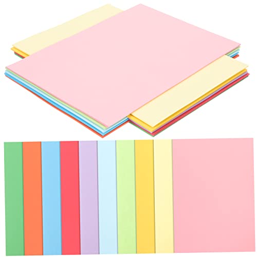 HOMSFOU 100 Blatt Bastelpapier Dekoratives Faltpapier für Farben für Origami Diy Projekte und Hochwertiges Bastelmaterial für Aktivitäten von HOMSFOU