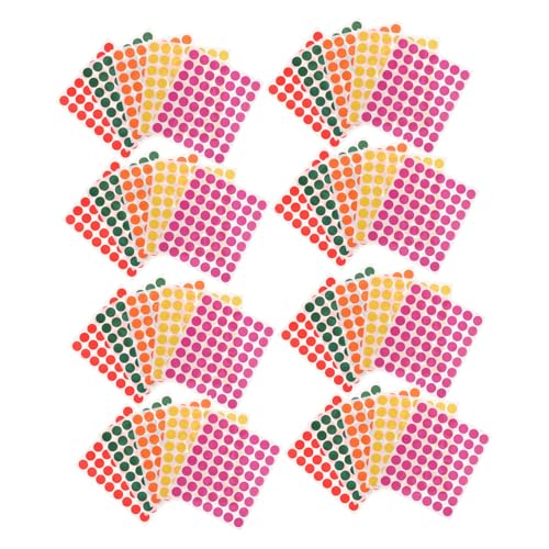 HOMSFOU 100 Blatt Bunte Runde Selbstklebende Punkte Aufkleber Starke Haftung Vielseitig für Basteln Verpackung Büro und Schule Praktische Anwendung für Kalender Karten und Organisation HOMSFOU 100 Blatt Bunte Runde Selbstklebende Punkte Aufkleber Starke Haftung Vielseitig für Basteln Verpackung Büro und Schule Praktische Anwendung für Kalender Karten und Organisation von HOMSFOU