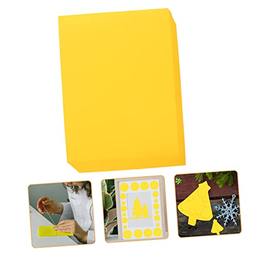 HOMSFOU 100 Blatt DIY für farbige Papier Kunsthandwerk Regenbogen farbiges Druckpapier Origami -Papier farbiges Papier Farbpapier zum Basteln japanisches Origami-Papier Golden von HOMSFOU
