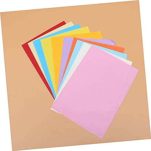 HOMSFOU 100 Blatt Farbiges Druckpapier Farben Bastelpapier für DIY Handwerk Briefpapier Basteln Schreiben für Tintenstrahl und Laserdrucker von HOMSFOU
