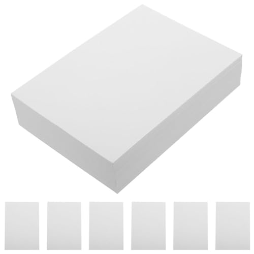 HOMSFOU 100 Blatt Fotodruckpapier fotopapier tintenstrahldrucker glänzendes Druckerpapier Bilddruckerpapier Hochglanzpapier Fotodruckerpapier Druckerpapier in Fotoqualität Bildpapier Weiß von HOMSFOU