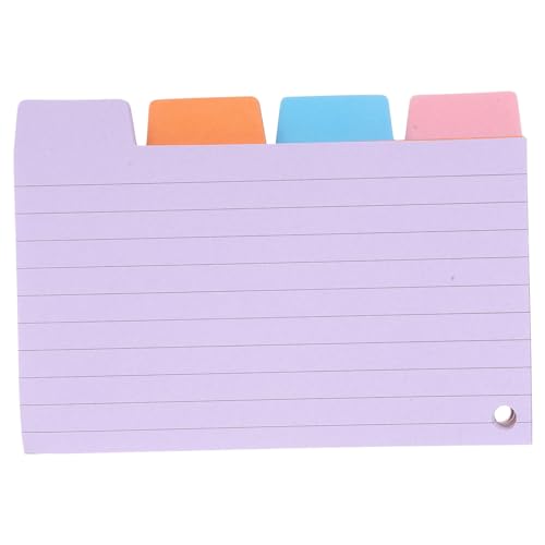 HOMSFOU 100 Blatt Indexnotizen Mini-Notizblöcke Unterlage gefüttert Schreibwaren Memoboard Bürobedarf Schüler-Notizblöcke Haftnotizblock praktische Notizblöcke Papier von HOMSFOU
