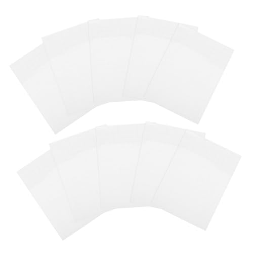 HOMSFOU 100 Blatt PVC-Selbstkleberfilm Foto Laminierfilm Filme selbstklebende Laminiertaschen schützend Musterlaminierfolien Laminierfolie für Bilder Silikonöl-Trägerpapier Transparent von HOMSFOU