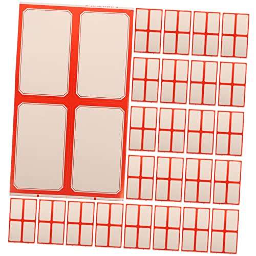 HOMSFOU 100 Blatt Selbstklebende Blanko Klassifizierungs Etiketten Kompakte Namensetiketten Vielseitige Aufkleber zum Beschriften und Organisieren im Haushalt HOMSFOU 100 Blatt Selbstklebende Blanko Klassifizierungs Etiketten Kompakte Namensetiketten Vielseitige Aufkleber zum Beschriften und Organisieren im Haushalt von HOMSFOU