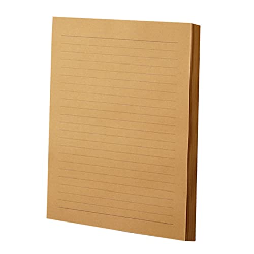 HOMSFOU 100 Blatt Vintage Briefpapier Retro Kraftpapier Klassisch für Dankeskarten Briefe Gedichte Notizen und Kalligraphie HOMSFOU 100 Blatt Vintage Briefpapier Retro Kraftpapier Klassisch für Dankeskarten Briefe Gedichte Notizen und Kalligraphie von HOMSFOU
