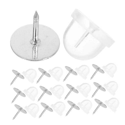HOMSFOU 100 Sätze Brooch Pin Backs Transparent Rubber Clutch Pin Backings Badge Fastener DIY Schmuckzubehör Sicherer Halt für Anstecknadeln Basteln Schmuckherstellung HOMSFOU 100 Sätze Brooch Pin Backs Transparent Rubber Clutch Pin Backings Badge Fastener DIY Schmuckzubehör Sicherer Halt für Anstecknadeln Basteln Schmuckherstellung von HOMSFOU