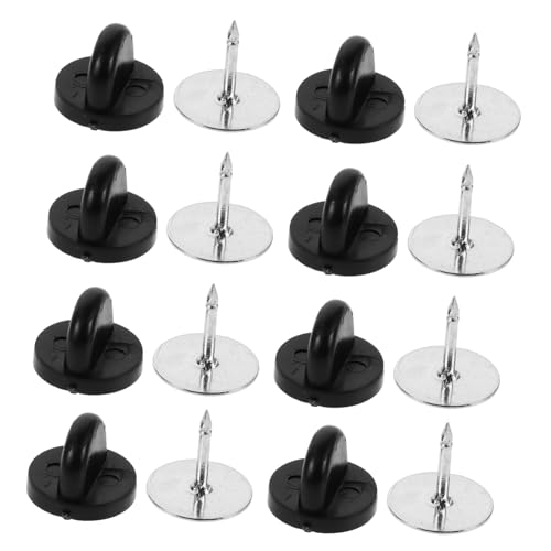 HOMSFOU 100 Satz Teiliges Schmetterlings Clutch mit Metall und Gummiverschlüssen Flache Nadeln für DIY Schmuck Abzeichen Namensschilder Sichere Pinrückseiten zum Basteln und Anstecken HOMSFOU 100 Satz Teiliges Schmetterlings Clutch mit Metall und Gummiverschlüssen Flache Nadeln für DIY Schmuck Abzeichen Namensschilder Sichere Pinrückseiten zum Basteln und Anstecken von HOMSFOU