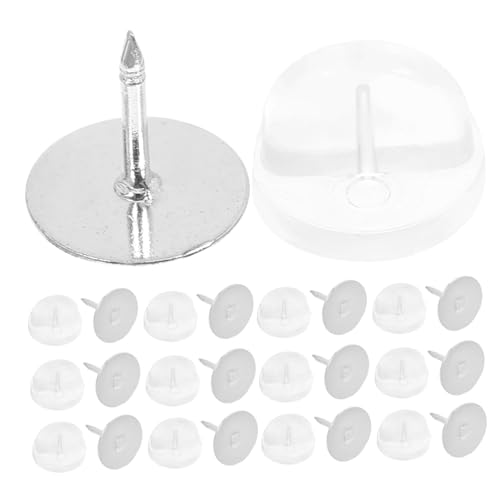 HOMSFOU 100 Sets Rückseiten Kleine Verschlussbrosche Durchsichtig Rund Schmuck Anstecker Krawattennadel Basteln Gummibroschen Clutch Revers Name Hutnadel Und – Reißzwecken HOMSFOU 100 Sets Rückseiten Kleine Verschlussbrosche Durchsichtig Rund Schmuck Anstecker Krawattennadel Basteln Gummibroschen Clutch Revers Name Hutnadel Und – Reißzwecken von HOMSFOU