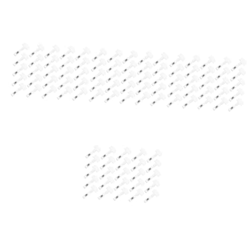 HOMSFOU 100 Stck. Preisschild Halter Clip Transparente Etiketten Clips für Merchandise und Preisdisplay für Supermärkte und Geschäfte Einfach zu Befestigen und Optimal von HOMSFOU