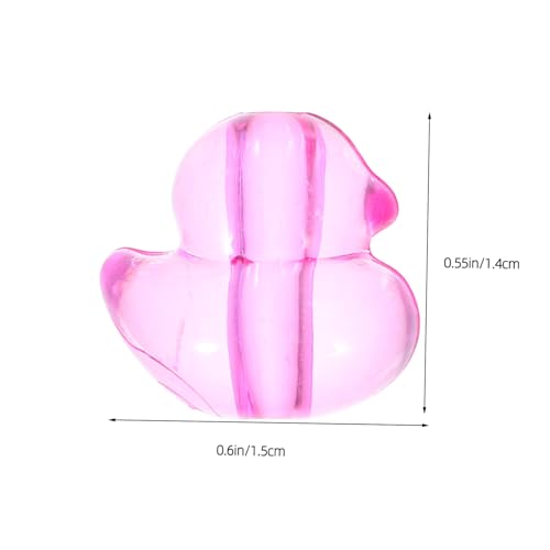 HOMSFOU 100 Stück Acryl Enten Perlen mit Geradem Tier Spacer Beads für Schmuckherstellung Bunte Diy Anhänger für Armbänder Halsketten Ohrringe und Schlüsselanhänger HOMSFOU 100 Stück Acryl Enten Perlen mit Geradem Tier Spacer Beads für Schmuckherstellung Bunte Diy Anhänger für Armbänder Halsketten Ohrringe und Schlüsselanhänger von HOMSFOU