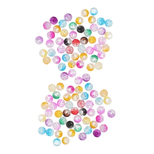 HOMSFOU 100 Stück Acryl Spacer Perlen für Diy Schmuckherstellung Bunte Kristallperlen für Armbänder und für Kreative Bastelprojekte Durchmesser ca Lochgröße HOMSFOU 100 Stück Acryl Spacer Perlen für Diy Schmuckherstellung Bunte Kristallperlen für Armbänder und für Kreative Bastelprojekte Durchmesser ca Lochgröße von HOMSFOU