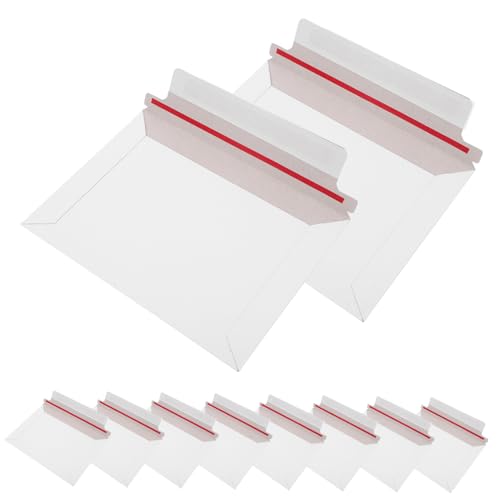 HOMSFOU 100 Stück Aktenhalter Große Versandumschläge Schifffahrtsbedarf Preisgünstige Umschläge Mit Reißverschluss Magazinhüllen Versandtaschen Aus Pappe Cd-mailer Papier Light Grey HOMSFOU 100 Stück Aktenhalter Große Versandumschläge Schifffahrtsbedarf Preisgünstige Umschläge Mit Reißverschluss Magazinhüllen Versandtaschen Aus Pappe Cd-mailer Papier Light Grey von HOMSFOU