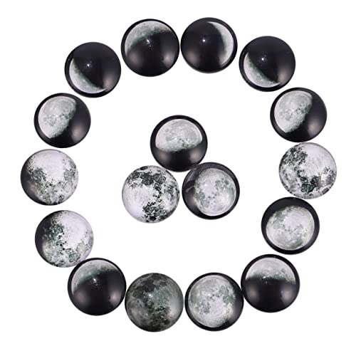 HOMSFOU 100 Stück Bedruckte Cabochons Mondfinsternis Muster für Diy Schmuckgestaltung für Bastelarbeiten Langlebig und Vielseitig Einsetzbar HOMSFOU 100 Stück Bedruckte Cabochons Mondfinsternis Muster für Diy Schmuckgestaltung für Bastelarbeiten Langlebig und Vielseitig Einsetzbar von HOMSFOU