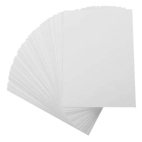 HOMSFOU 100 Stück Bildpapier Für Drucker Fotodruckpapier Hochglanzpapier Druckerpapier Fotopapier Weiß von HOMSFOU