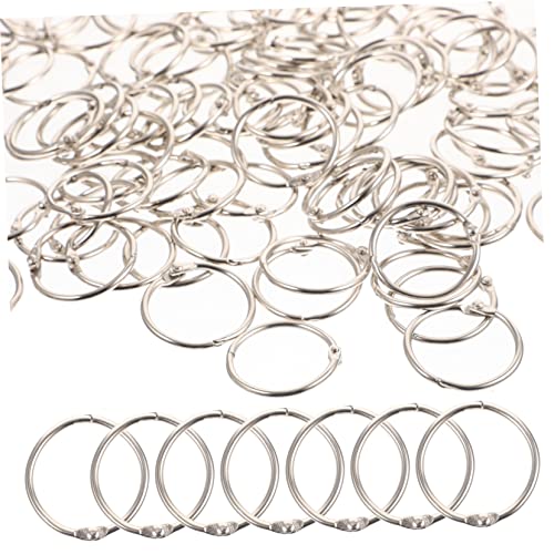 HOMSFOU 100 Stück Binder Ringe Verschleißfeste Buchbinderinge für Loseblatt Ordner Scrapbooking Diy Projekte Innendurchmesser Außendurchmesser Langlebig und Einfach zu Verwenden HOMSFOU 100 Stück Binder Ringe Verschleißfeste Buchbinderinge für Loseblatt Ordner Scrapbooking Diy Projekte Innendurchmesser Außendurchmesser Langlebig und Einfach zu Verwenden von HOMSFOU