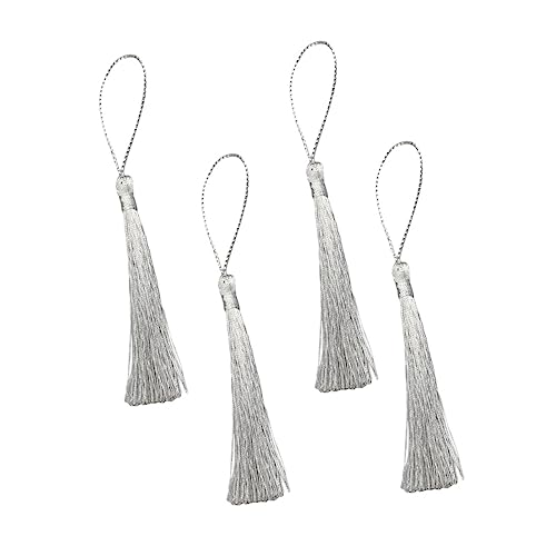 HOMSFOU 100 Stück Dekorative Quasten für Diy Handwerk Hochzeitsdekoration Lesezeichen Silber Handgemachte Accessoires für Kreative Projekte HOMSFOU 100 Stück Dekorative Quasten für Diy Handwerk Hochzeitsdekoration Lesezeichen Silber Handgemachte Accessoires für Kreative Projekte von HOMSFOU