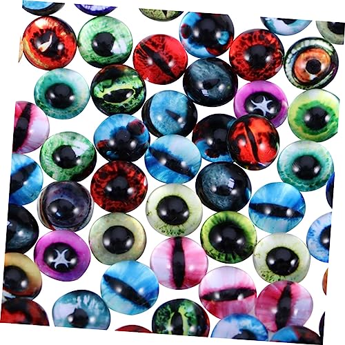 HOMSFOU 100 Stück Diy Glasaugen Halbperlen Selbstklebende Tieraugen für Bastelprojekte Vielseitige Dekoration für Schmuck Puppen und Kunsthandwerk HOMSFOU 100 Stück Diy Glasaugen Halbperlen Selbstklebende Tieraugen für Bastelprojekte Vielseitige Dekoration für Schmuck Puppen und Kunsthandwerk von HOMSFOU