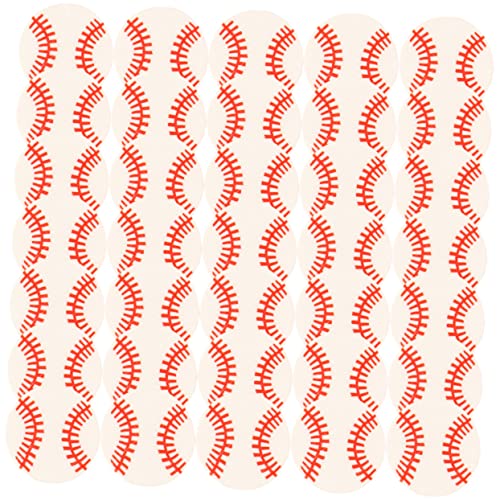 HOMSFOU 100 Stück Diy Polymer Clay Baseball Perlen Lose Perlen für Schmuckherstellung Bastelbedarf für Armbänder und Zubehörteile für Kreative Projekte von HOMSFOU
