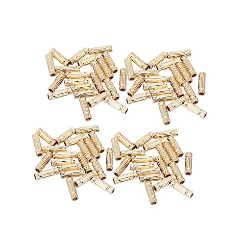 HOMSFOU 100 Stück Diy Schmuckzubehör Runde Rohre Perlen für Armbänder und Bastelprojekte Vielseitige Metallperlen für Bekleidungs und Accessoire Herstellung HOMSFOU 100 Stück Diy Schmuckzubehör Runde Rohre Perlen für Armbänder und Bastelprojekte Vielseitige Metallperlen für Bekleidungs und Accessoire Herstellung von HOMSFOU