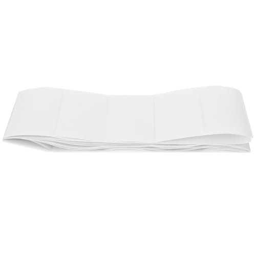 HOMSFOU 100 Stück Etiketten Drucken Thermoetikettenpapier Postetiketten, Aufkleber, Adresse Leere Adressaufkleber Rücksendeetiketten Bedruckbare Etiketten Weiß Beschichtetes Papier von HOMSFOU