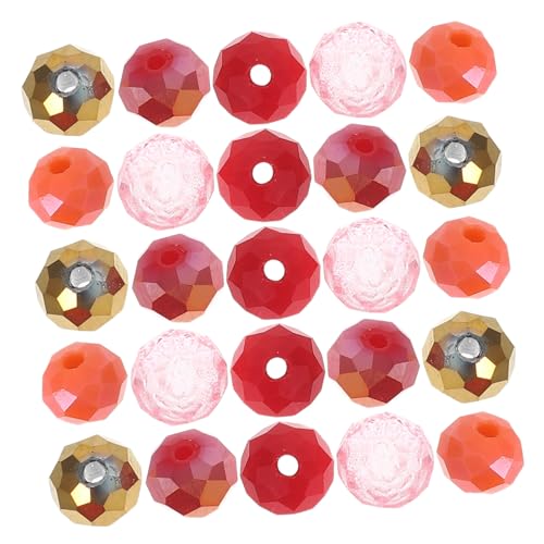 HOMSFOU 100 Stück Facettierte Glasperlen Transparente Schmuckperlen zum Basteln Lose DIY Perlen für Armbänder Halsketten Ohrringe Vielseitig Einsetzbar für Schmuckherstellung HOMSFOU 100 Stück Facettierte Glasperlen Transparente Schmuckperlen zum Basteln Lose DIY Perlen für Armbänder Halsketten Ohrringe Vielseitig Einsetzbar für Schmuckherstellung von HOMSFOU