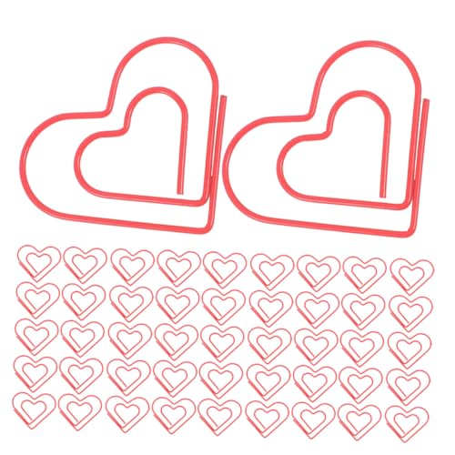 HOMSFOU 100 Stück Herzförmige Metall Büroklammern Rot Kleine Love Paper Clips Für Bastelprojekte Journaling Und Notizen Dekorative Metall Lesezeichen Für Büro Und Zuhause HOMSFOU 100 Stück Herzförmige Metall Büroklammern Rot Kleine Love Paper Clips Für Bastelprojekte Journaling Und Notizen Dekorative Metall Lesezeichen Für Büro Und Zuhause von HOMSFOU