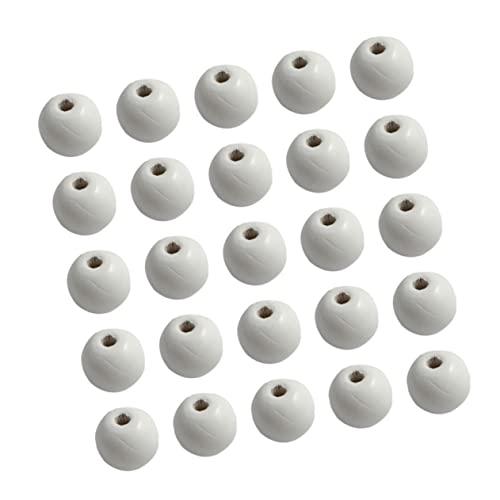 HOMSFOU 100 Stück Holzperlen home decor home dekoration wohnraumdeko DIY-Schmuck Loch dekorativ Hausdekoration groß Party runden Bastelperlen selber machen runde Abstandsperlen Bambus Weiß HOMSFOU 100 Stück Holzperlen home decor home dekoration wohnraumdeko DIY-Schmuck Loch dekorativ Hausdekoration groß Party runden Bastelperlen selber machen runde Abstandsperlen Bambus Weiß von HOMSFOU