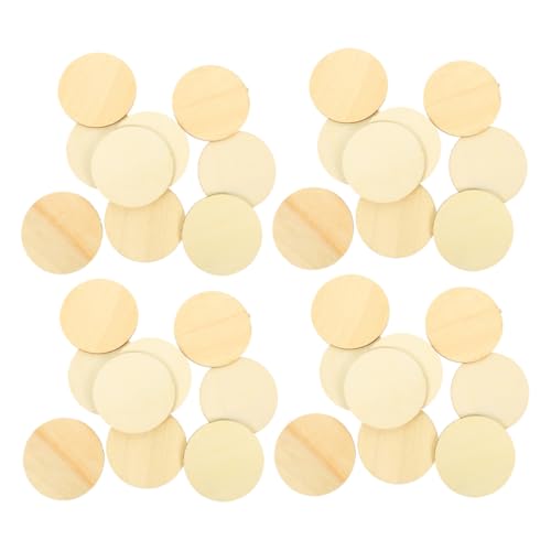 HOMSFOU 100 Stück Holzscheiben Blanko zum Bemalen Holzscheiben für DIY Basteln Holzrohlinge für Dekoration Gravur und Handwerk HOMSFOU 100 Stück Holzscheiben Blanko zum Bemalen Holzscheiben für DIY Basteln Holzrohlinge für Dekoration Gravur und Handwerk von HOMSFOU