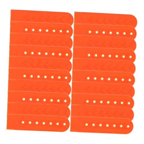HOMSFOU 100 Stück Hut Zubehör Kappe Hutverlängerungen Hüte Für Männer Schnalle Snapback-extender Hut-snapback Verstellbare Hutriemen Hut-verlängerer Orange Plastik von HOMSFOU