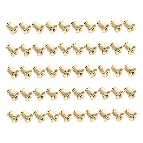HOMSFOU 100 Stück Kupfer Ohrstecker Verschlüsse Langlebige Ohrring Rückseiten Diy Schmuckzubehör Passend für Ohrstecker Ohrschmuck Sport Geeignet HOMSFOU 100 Stück Kupfer Ohrstecker Verschlüsse Langlebige Ohrring Rückseiten Diy Schmuckzubehör Passend für Ohrstecker Ohrschmuck Sport Geeignet von HOMSFOU