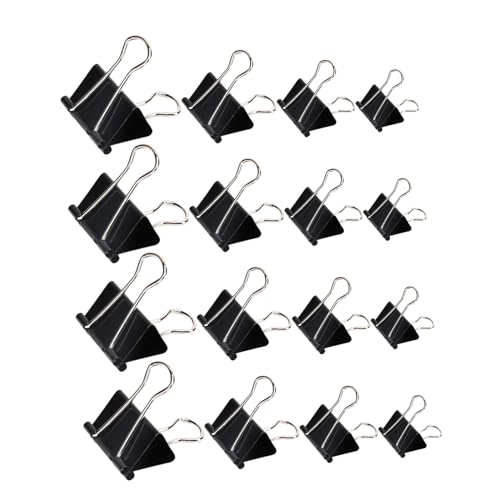 HOMSFOU 100 Stück Langschwanz -Tickethalterin Dokumentclip Bindeklammern Klemmen für Büro Klemmbinder Heftklammern für das Journaling Clip für Dokumentenmappen Büroklammer Metall Schwarz HOMSFOU 100 Stück Langschwanz -Tickethalterin Dokumentclip Bindeklammern Klemmen für Büro Klemmbinder Heftklammern für das Journaling Clip für Dokumentenmappen Büroklammer Metall Schwarz von HOMSFOU