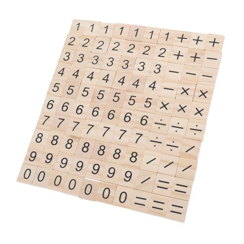 HOMSFOU 100 Stück Mathematik Lehrmittel Holzspäne Berechnung Lernspielzeug Holzklötze Montessori Früherziehungsspielzeug Frühpädagogisches Zählblöcke Zahlenblock Beige HOMSFOU 100 Stück Mathematik Lehrmittel Holzspäne Berechnung Lernspielzeug Holzklötze Montessori Früherziehungsspielzeug Frühpädagogisches Zählblöcke Zahlenblock Beige von HOMSFOU