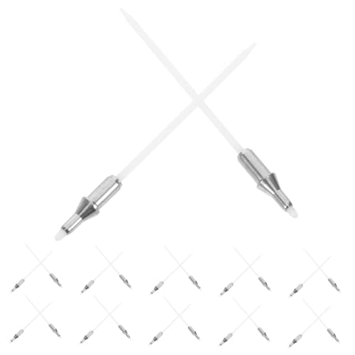 HOMSFOU 100 Stück Metall Ersatz Spitzen für Marker Feine Spitze Doppelseitig Ölbasierte Marker Ersatzspitzen für Kunst Handwerk Büro und Präzises Schreiben von HOMSFOU