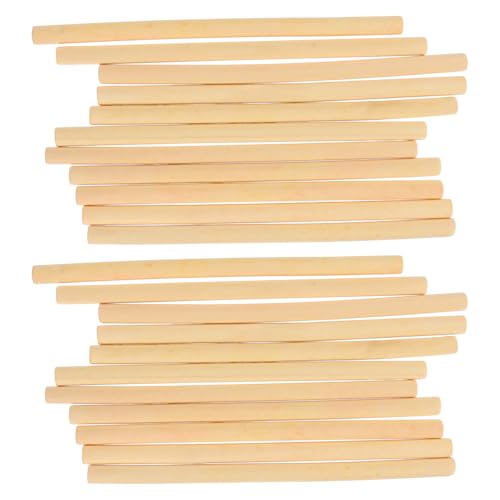 HOMSFOU 100 Stück Mini Holzstäbe Naturholz Rundstäbe Unbehandelt DIY Handwerks Zubehör für Wandteppich Makramee Bastelarbeiten HOMSFOU 100 Stück Mini Holzstäbe Naturholz Rundstäbe Unbehandelt DIY Handwerks Zubehör für Wandteppich Makramee Bastelarbeiten von HOMSFOU
