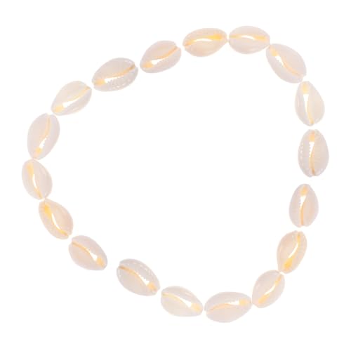 HOMSFOU 100 Stück Natürliche Spiral-muschelperlen Handgeschnittene Cowrie Perlen für Schmuckherstellung DIY Bastelprojekte Strand-party Dekoration Mittelgroß von HOMSFOU