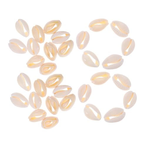 HOMSFOU 100 Stück Natürliche Spiralmuschel-perlen Mittlere ohne DIY Schmuckherstellung Materialien Vielseitige Strandparty Dekoration Kreative Bastelperlen für Armbänder und Halsketten von HOMSFOU