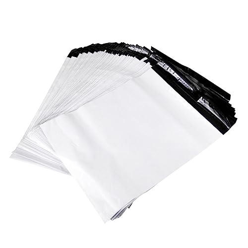 HOMSFOU 100 Stück Pe Versandtaschen Wasserfest und Reißfest Selbstklebend für Pakete und Versand Schützt Produkte bei Jedem von HOMSFOU