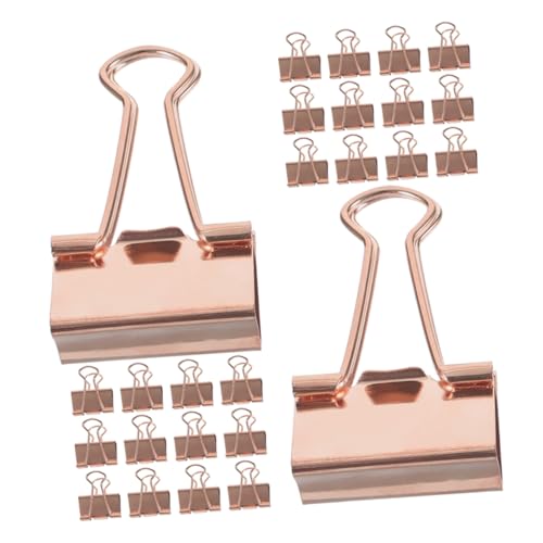 HOMSFOU 100 Stück Roségold Metall Dokumentenklammern Vielseitige Langlebige Büroklammern aus Elektrobeschichtetem Metall Praktisch für Büro Schule Journaling und Papierorganisation HOMSFOU 100 Stück Roségold Metall Dokumentenklammern Vielseitige Langlebige Büroklammern aus Elektrobeschichtetem Metall Praktisch für Büro Schule Journaling und Papierorganisation von HOMSFOU