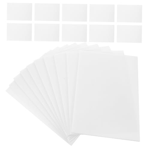 HOMSFOU 100 Stück Schaumstoff Druckplatten Weiß Bastelset für Stempel DIY Malen Handwerk Schulmaterial HOMSFOU 100 Stück Schaumstoff Druckplatten Weiß Bastelset für Stempel DIY Malen Handwerk Schulmaterial von HOMSFOU