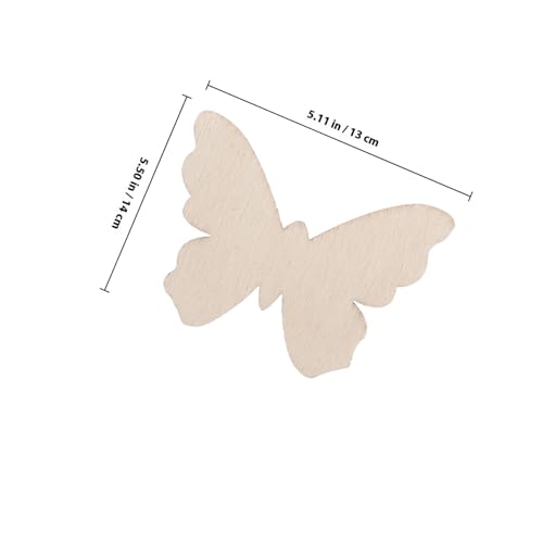 HOMSFOU 100 Stück Schmetterling Holzscheiben Naturbelassene Holzstücke für DIY Basteln Bemalen Kinderhandwerk und Wohnraumdekoration HOMSFOU 100 Stück Schmetterling Holzscheiben Naturbelassene Holzstücke für DIY Basteln Bemalen Kinderhandwerk und Wohnraumdekoration von HOMSFOU
