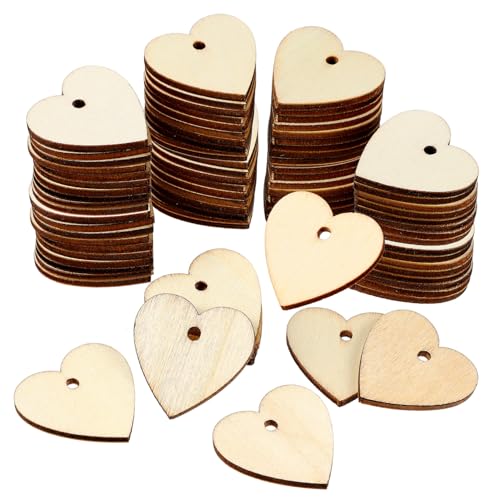 HOMSFOU 100 Stück Teiliges Holzherzen mit Hanfschnur Naturbelassene Unbehandelte Holzstücke zum Bemalen Glatte Oberfläche für DIY Hochzeit Geburtstag Deko und Bastelprojekte HOMSFOU 100 Stück Teiliges Holzherzen mit Hanfschnur Naturbelassene Unbehandelte Holzstücke zum Bemalen Glatte Oberfläche für DIY Hochzeit Geburtstag Deko und Bastelprojekte von HOMSFOU
