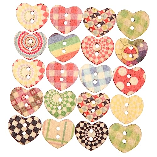HOMSFOU 100 Stück Teiliges Holzknopf Herzform Kreative Nähen Knöpfe Langlebigem Holz für DIY Kleidung Mäntel Pullover Vielseitig für Handarbeiten und Bekleidungszubehör HOMSFOU 100 Stück Teiliges Holzknopf Herzform Kreative Nähen Knöpfe Langlebigem Holz für DIY Kleidung Mäntel Pullover Vielseitig für Handarbeiten und Bekleidungszubehör von HOMSFOU