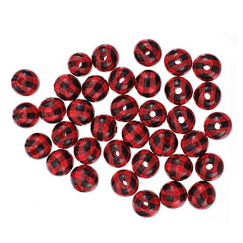 HOMSFOU 100 Stück Teiliges Holzperlen mit Klassischem Karomuster DIY Schmuckperlen für Armbänder Halsketten und Dekoration Natürliche Holzspacer für Bastelarbeiten und Geschenke HOMSFOU 100 Stück Teiliges Holzperlen mit Klassischem Karomuster DIY Schmuckperlen für Armbänder Halsketten und Dekoration Natürliche Holzspacer für Bastelarbeiten und Geschenke von HOMSFOU