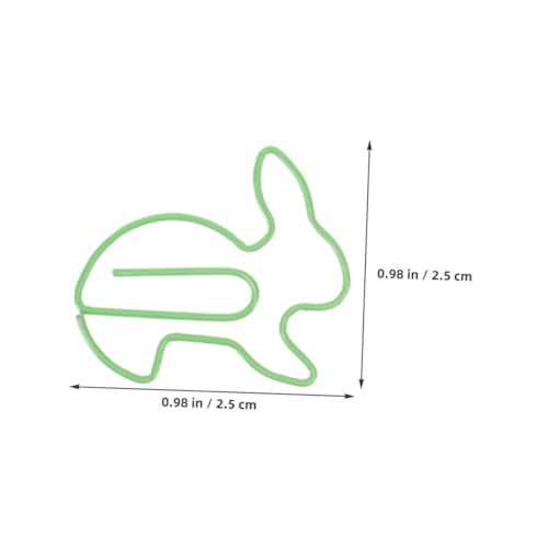 HOMSFOU 100 Stück Teiliges Niedliche Rabbit Shaped Paperclips aus Stabilem Metall Kompakte Tragbare Tierform Büroklammern für Schule Büro Journaling Praktische Lesezeichen Clips HOMSFOU 100 Stück Teiliges Niedliche Rabbit Shaped Paperclips aus Stabilem Metall Kompakte Tragbare Tierform Büroklammern für Schule Büro Journaling Praktische Lesezeichen Clips von HOMSFOU