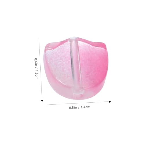 HOMSFOU 100 Stück Teiliges Resin perlen Schmuckherstellung Bunte DIY Spacer Beads für Armbänder Halsketten Ohrringe und Haaraccessoires Vielseitig Verwendbar zum Auffädeln und Basteln von HOMSFOU