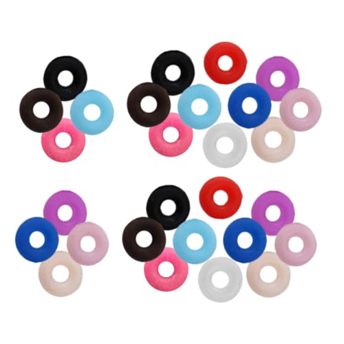 HOMSFOU 100 Stück Teiliges Rutschfeste Gummiringe für Armband Schmuckherstellung Vielseitige Stopperperlen für DIY Bastelperlen Langlebige Stabile Fixier Ringe für Halsketten und HOMSFOU 100 Stück Teiliges Rutschfeste Gummiringe für Armband Schmuckherstellung Vielseitige Stopperperlen für DIY Bastelperlen Langlebige Stabile Fixier Ringe für Halsketten und von HOMSFOU