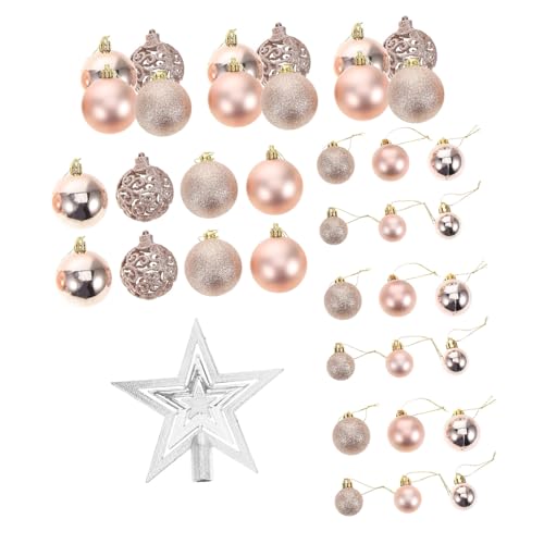 HOMSFOU 100 Stück Teiliges Set Weihnachtskugeln Glitzernde Hängende Ornamente für Weihnachtsbaumdekoration Festliche Schmuckstücke für Weihnachten Hochzeiten und Partys HOMSFOU 100 Stück Teiliges Set Weihnachtskugeln Glitzernde Hängende Ornamente für Weihnachtsbaumdekoration Festliche Schmuckstücke für Weihnachten Hochzeiten und Partys von HOMSFOU