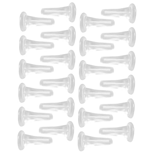 HOMSFOU 100 Stück Teiliges Transparentes Ohrstecker Verschluss aus Flexiblem Kunststoff Weiche Ohrring Stopper Leicht Langlebig und Anti rutschend für Schmuckherstellung und Ohrstecker HOMSFOU 100 Stück Teiliges Transparentes Ohrstecker Verschluss aus Flexiblem Kunststoff Weiche Ohrring Stopper Leicht Langlebig und Anti rutschend für Schmuckherstellung und Ohrstecker von HOMSFOU